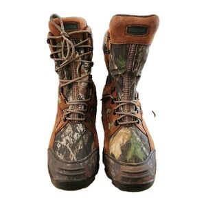 Wolverine Gore-Tex Thinsulate Ultra Camo Leather Mid Calf Lace Up Boots US 8 EW